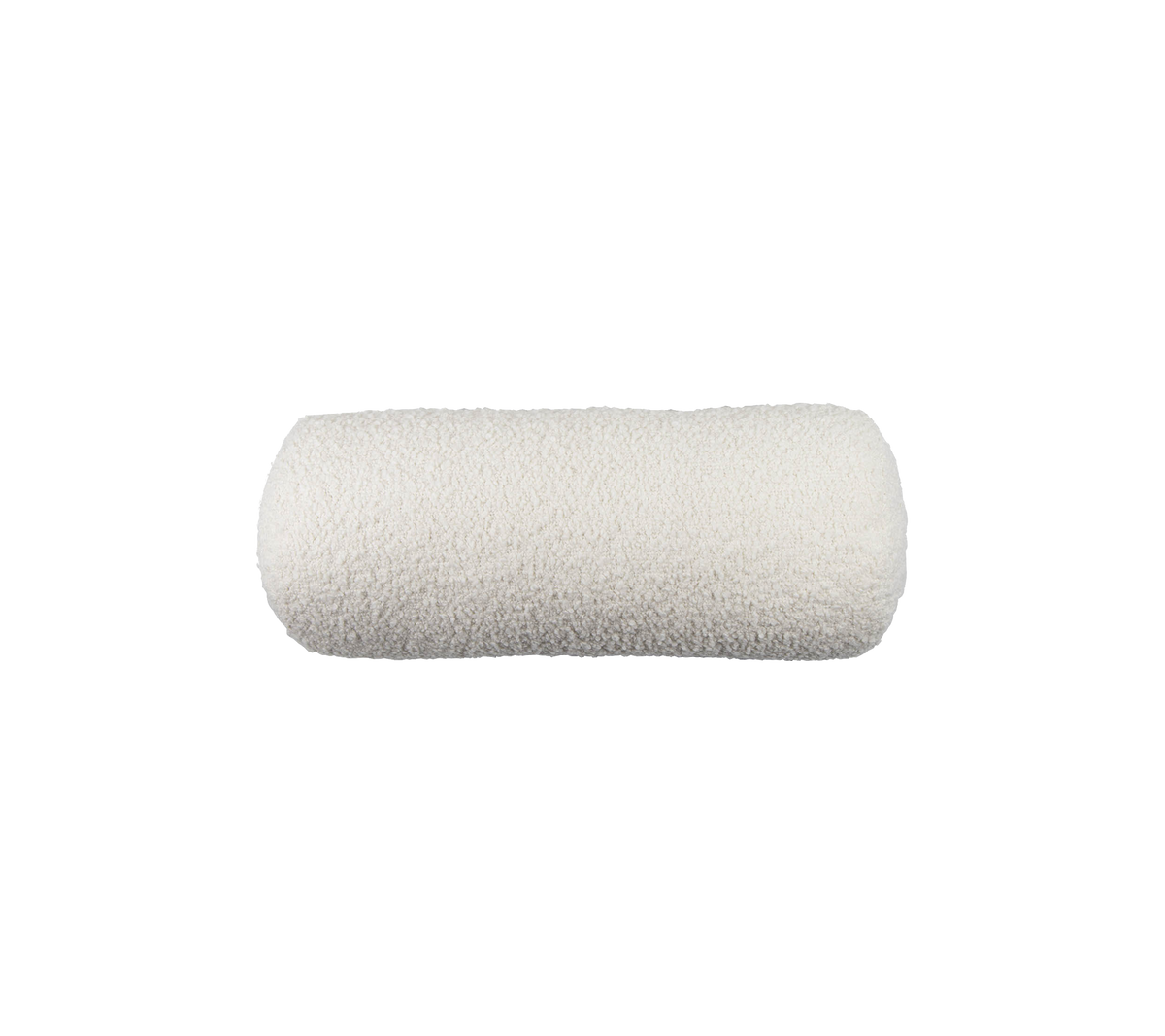 White roller cover for painting, designed to provide a smooth finish on various surfaces. Ideal for achieving a professional look.